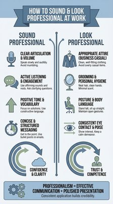 How to Sound and Look Professional At Work