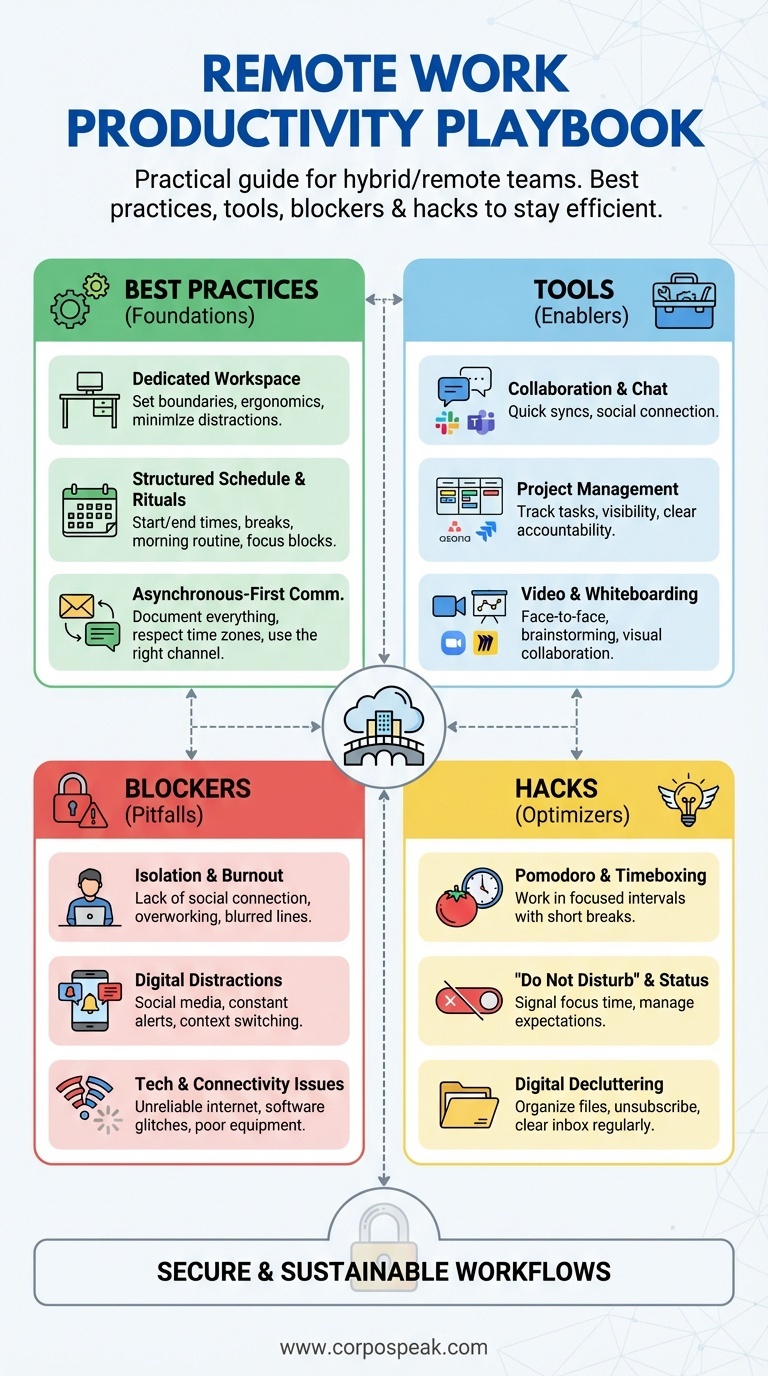 Remote Work Productivity Playbook